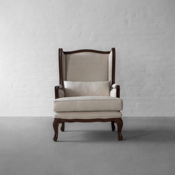 Reims Rattan Wingback Armchair