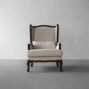Reims Rattan Wingback Armchair