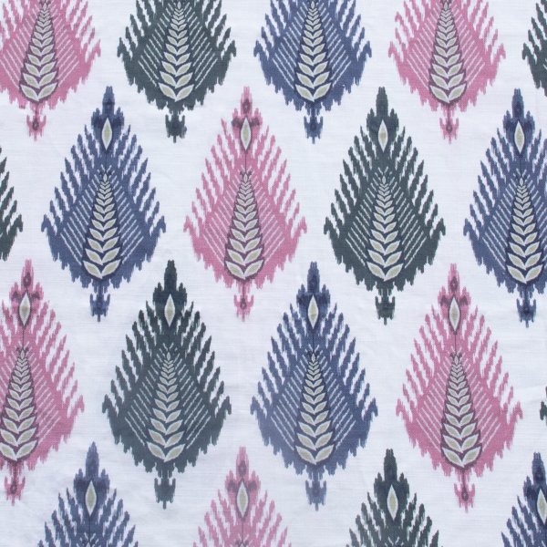THE VAST IKAT FIELDS MIDDAY BLOOM FABRIC SWATCH
