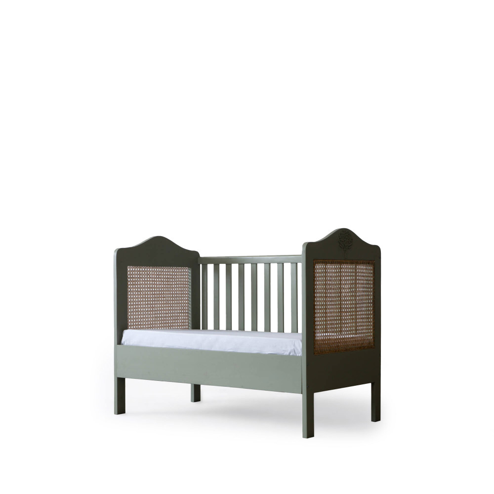 Snuggles Rattan Baby Co-Bed (3 Walls)