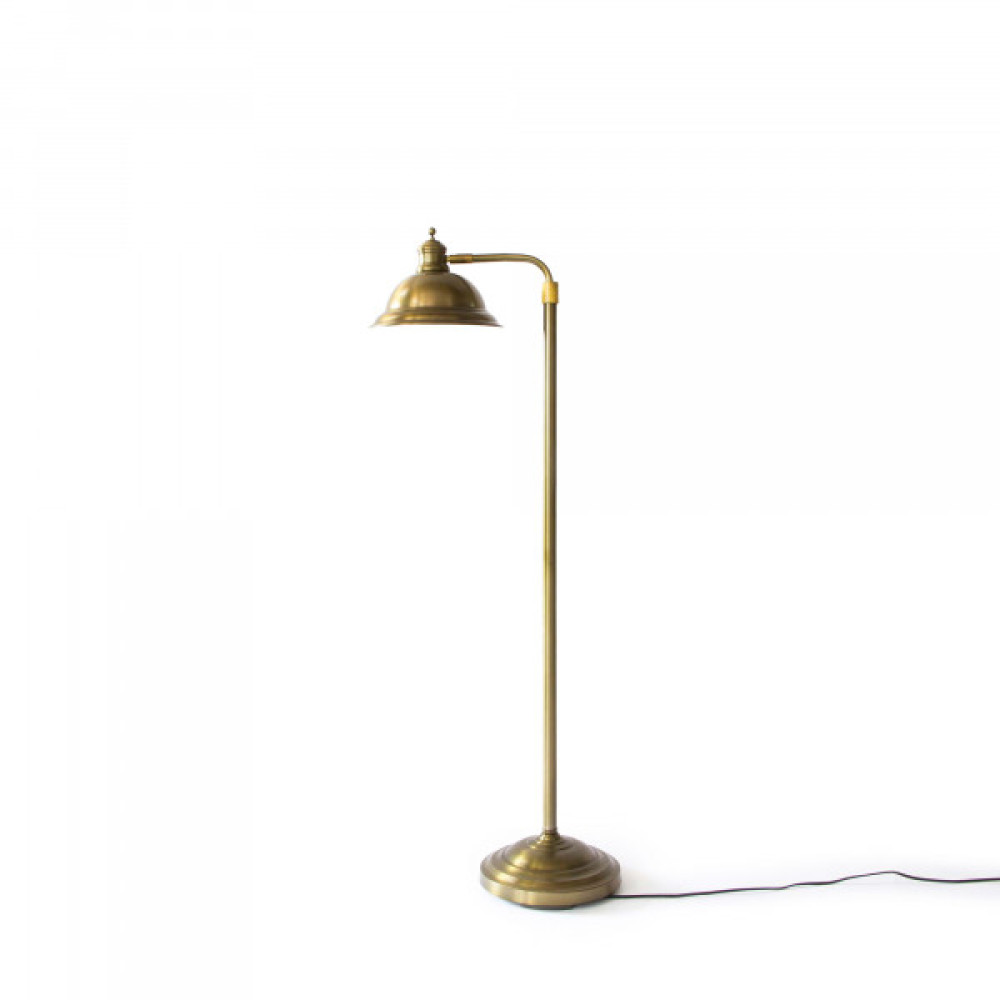 Madeleine Floor Lamp Antique Brass