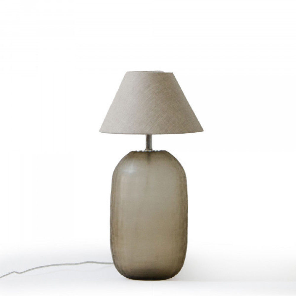 Mellow Glass Lamp Stand-Brunette
