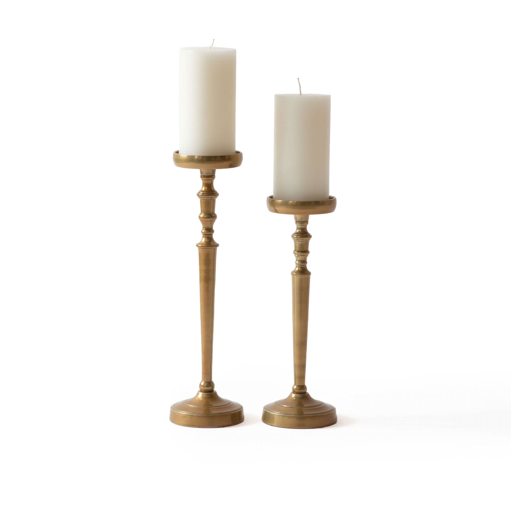 VENICE CANDLE STAND-ANTIQUE BRASS