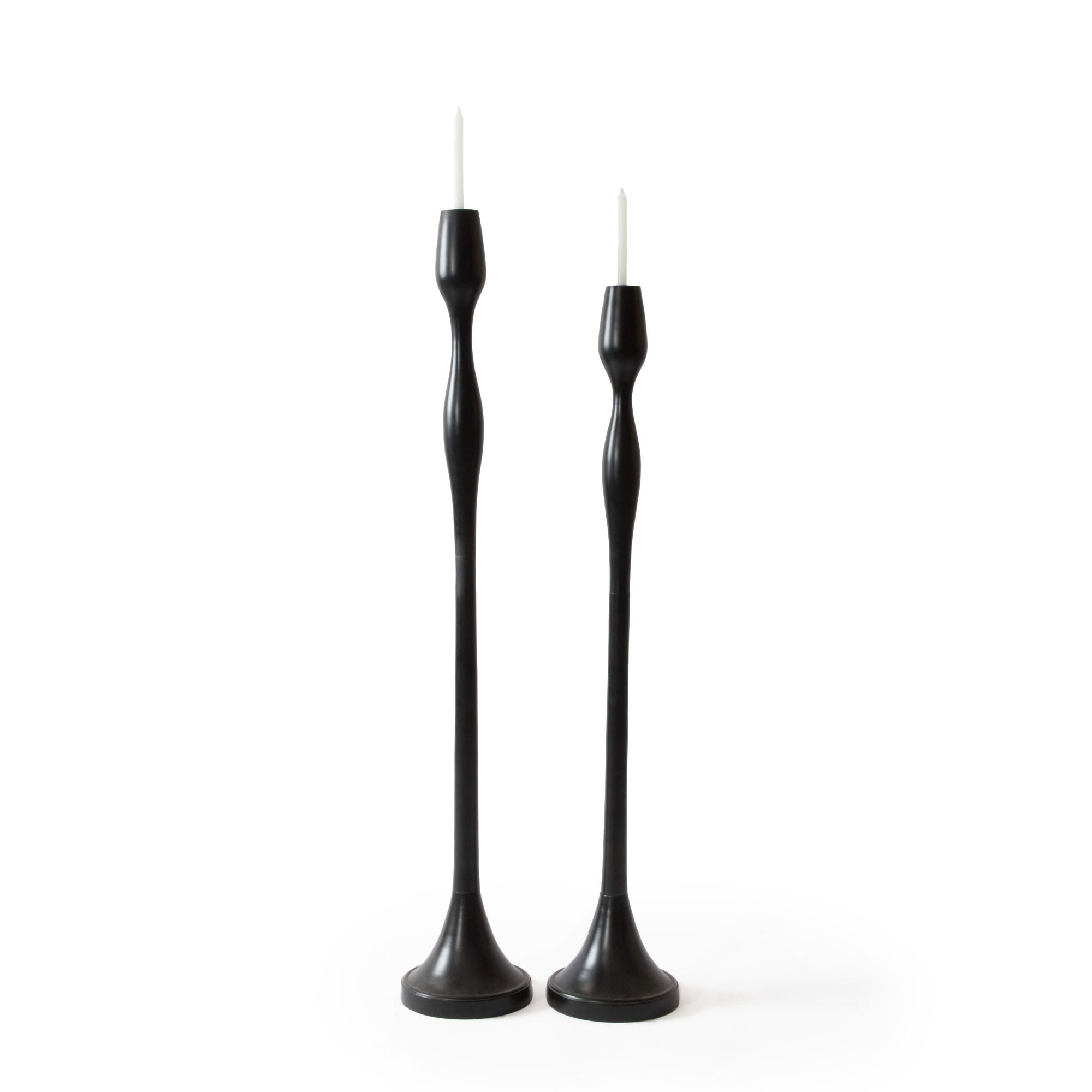 VERMONT CANDLESTICK HOLDER - EBONY