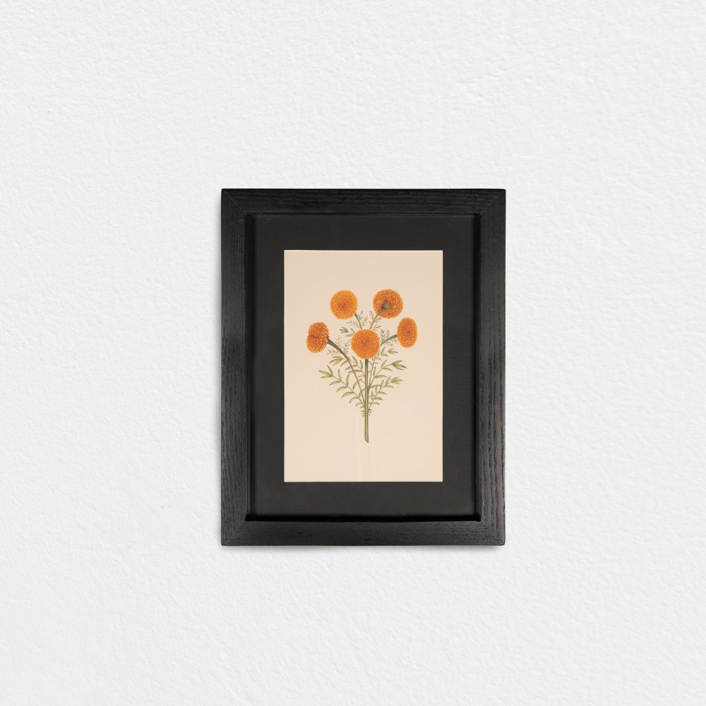 Marigolds Bouquet Framed