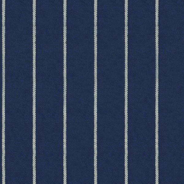 100% Cotton Indigo and White Stripe (Handwoven) Fabric Swatch 6" x 6"