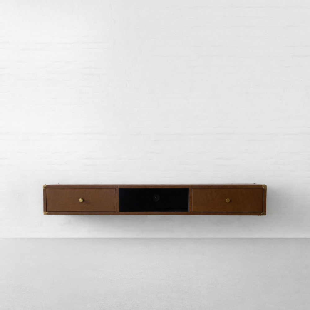 Bombay Wall Mount TV Unit with Set Top Box Slot