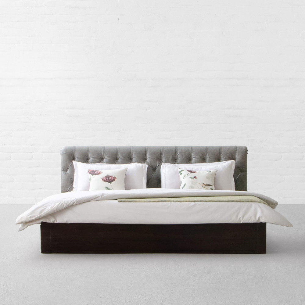 Chesterfield Leather Bed Collection
