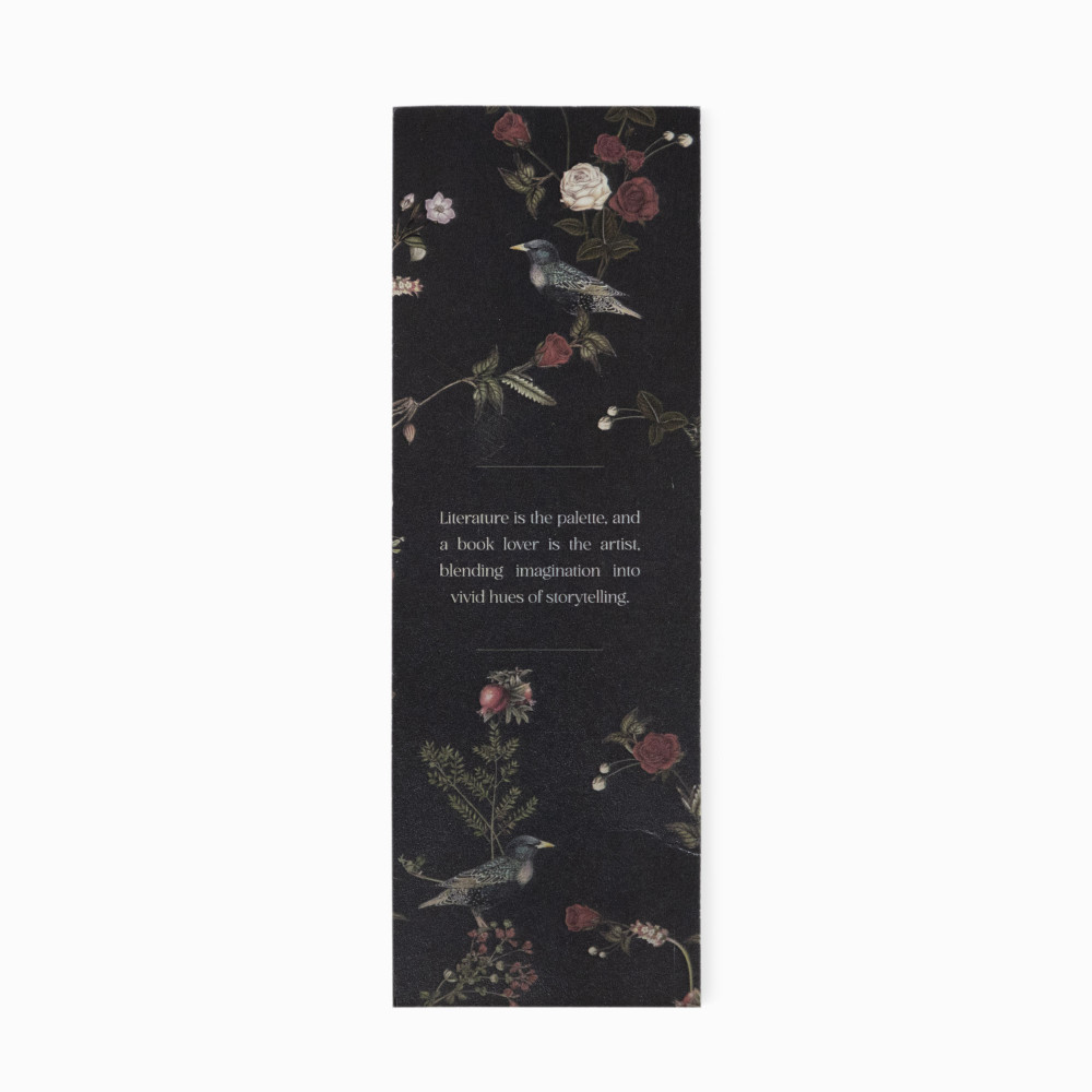 Starlings Bird Bookmark- Night