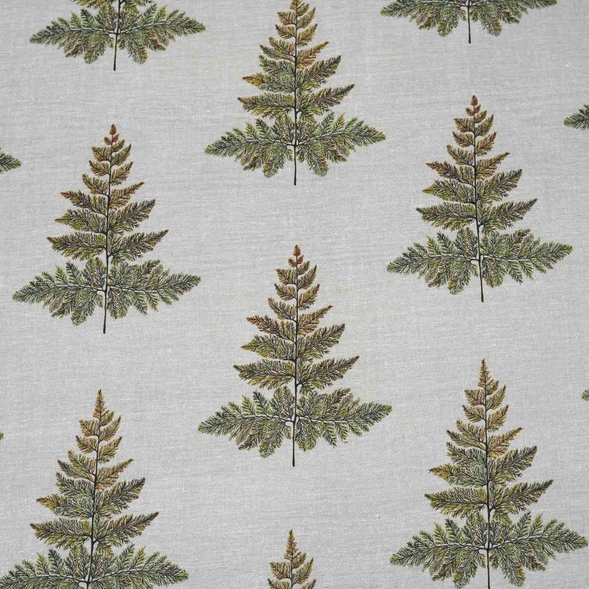 100% Linen Fern Hill First Blush Fabric (Horizontal Repeat)