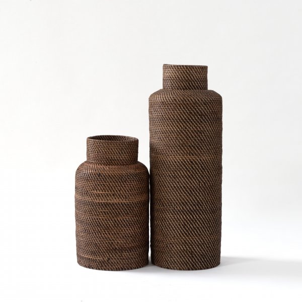 Hata Islander Decorative Vase - Natural Brown