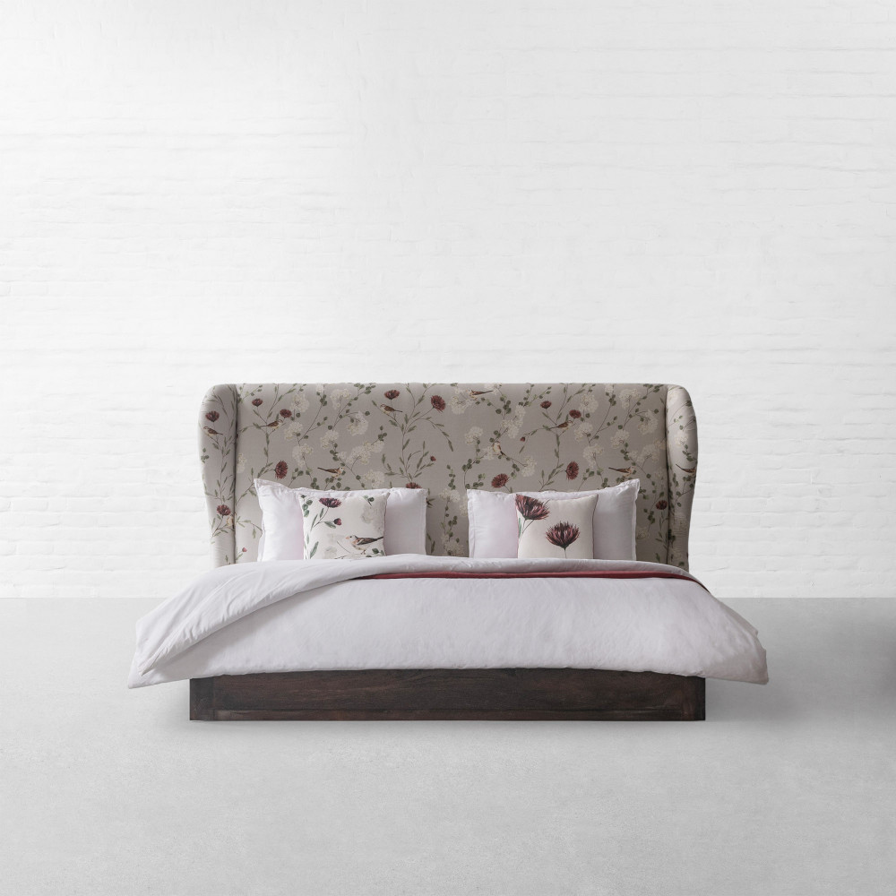 Wingback Bed Collection With Drawer Storage