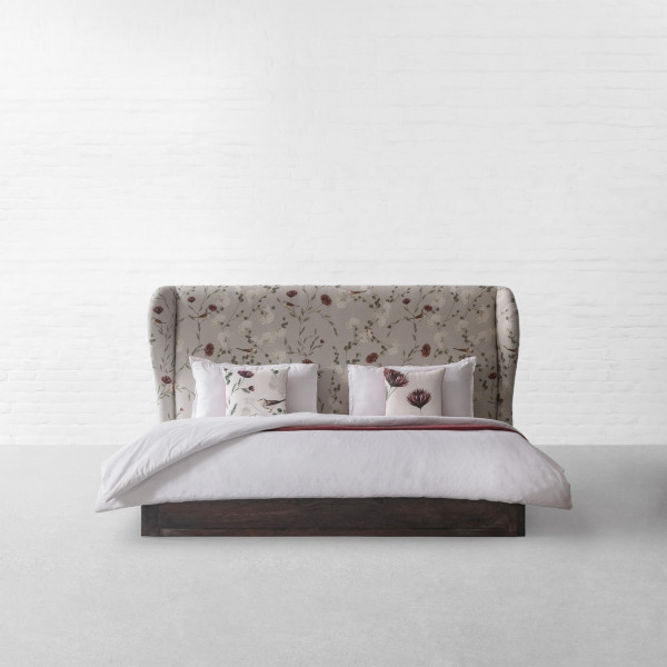 Wingback Bed Collection With Drawer Storage