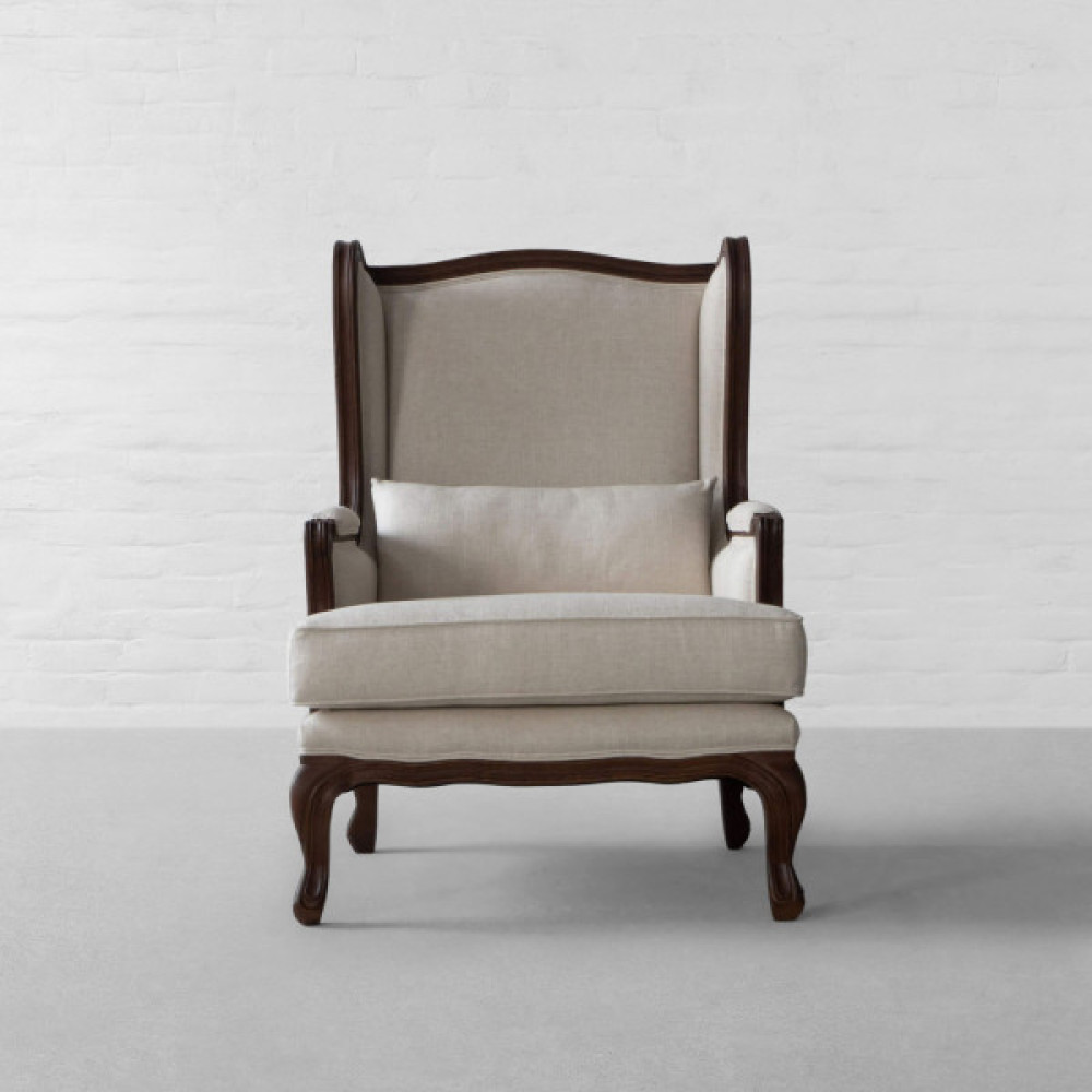 Reims Rattan Wingback Armchair