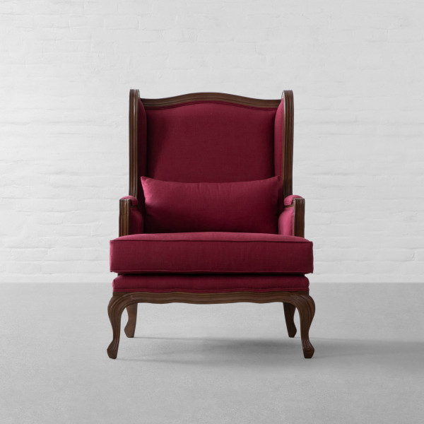 Reims Wingback Fabric Armchair