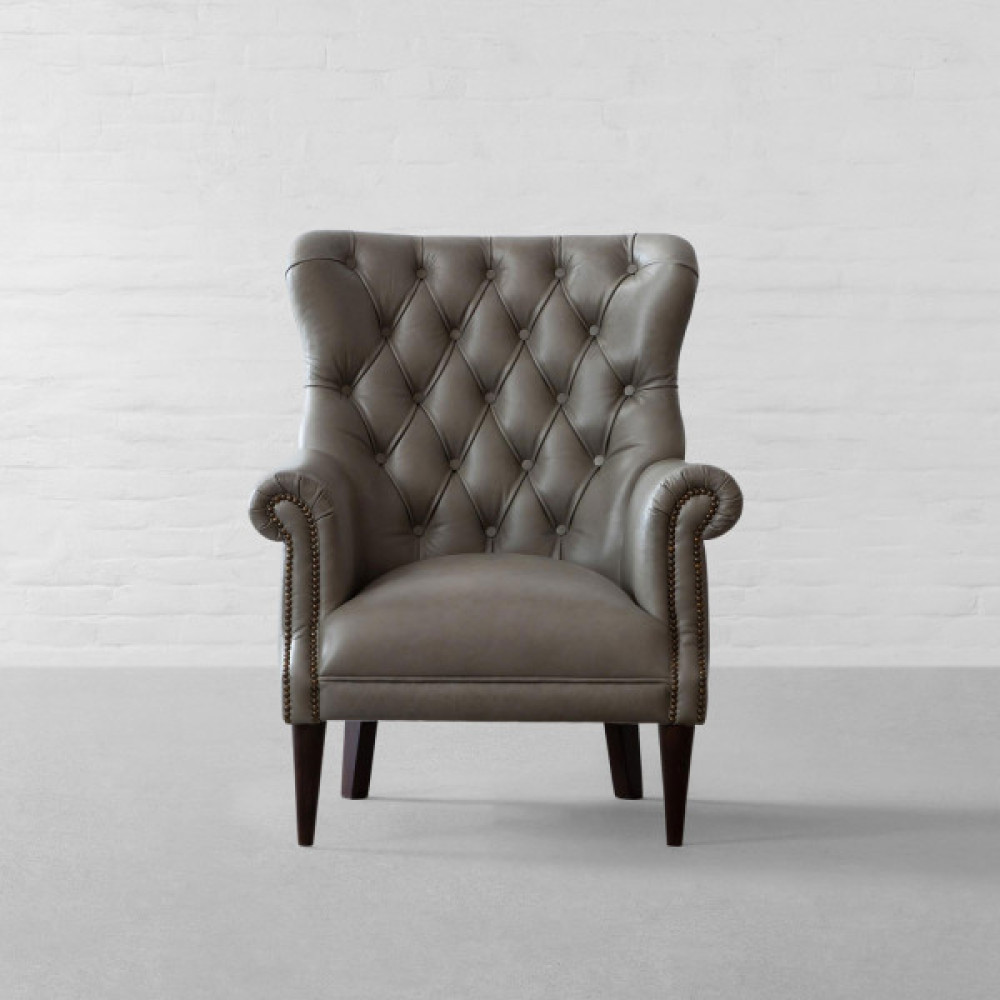 Dalhousie Tufted Leather Armchair