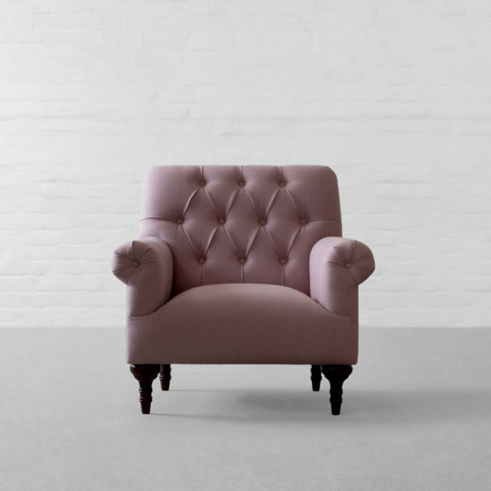 Brera Tufted Fabric Armchair