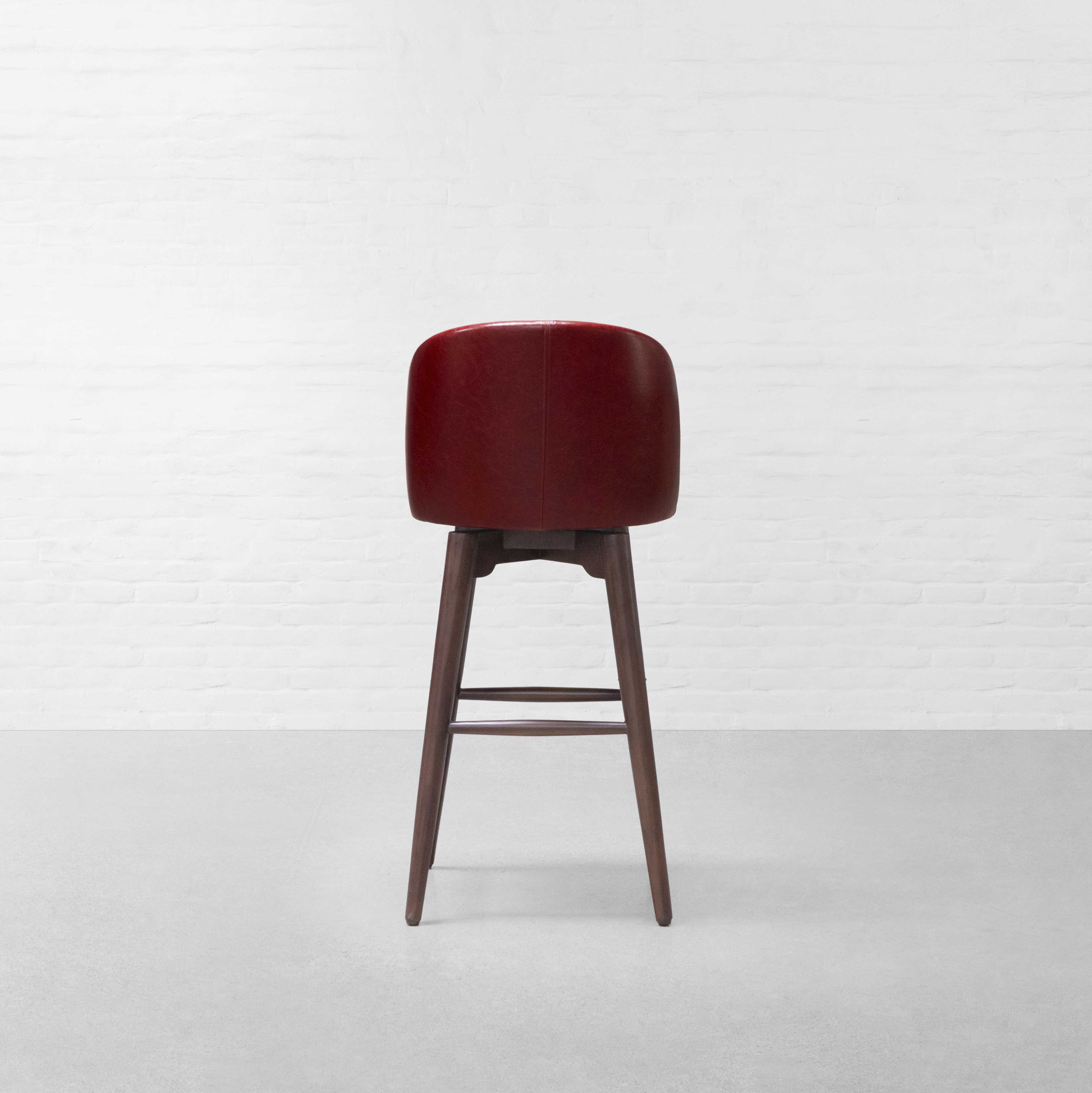 DUBLIN SWIVEL LEATHER BAR CHAIR