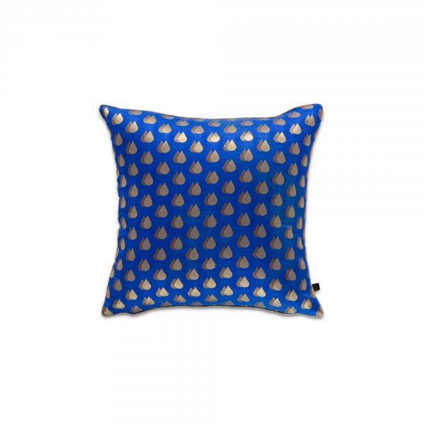 Nishat Bagh Cushion Cover-Sapphire Blue