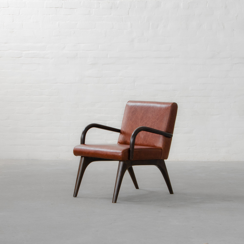 The Bombay House Leather Armchair