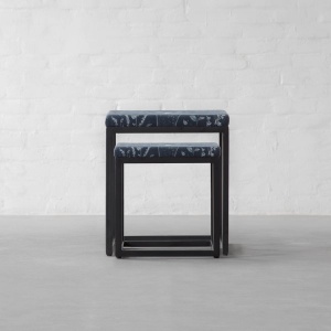 Siena Upholstered Nesting Side Table