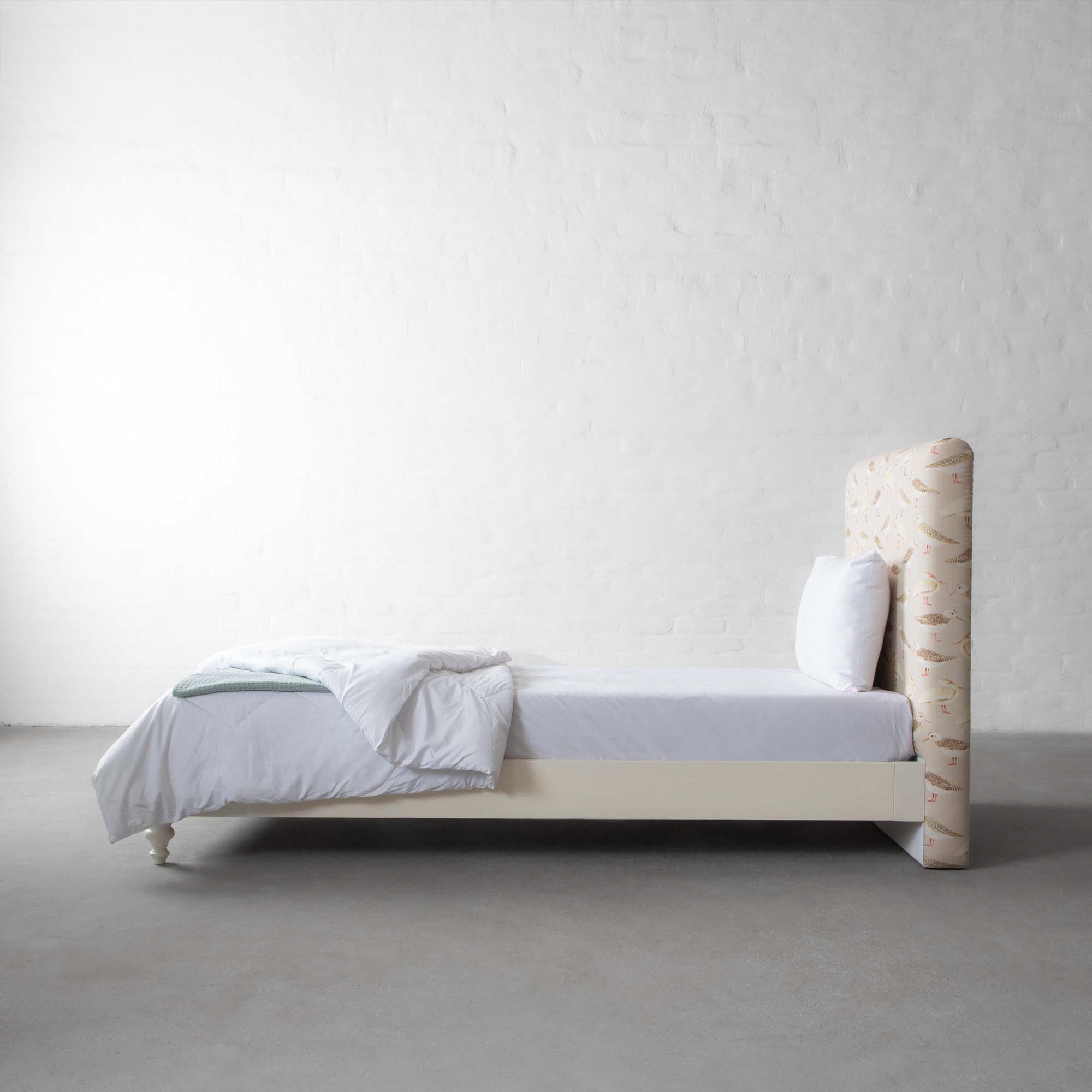 Amalfi Single Bed with Wooden Frame
