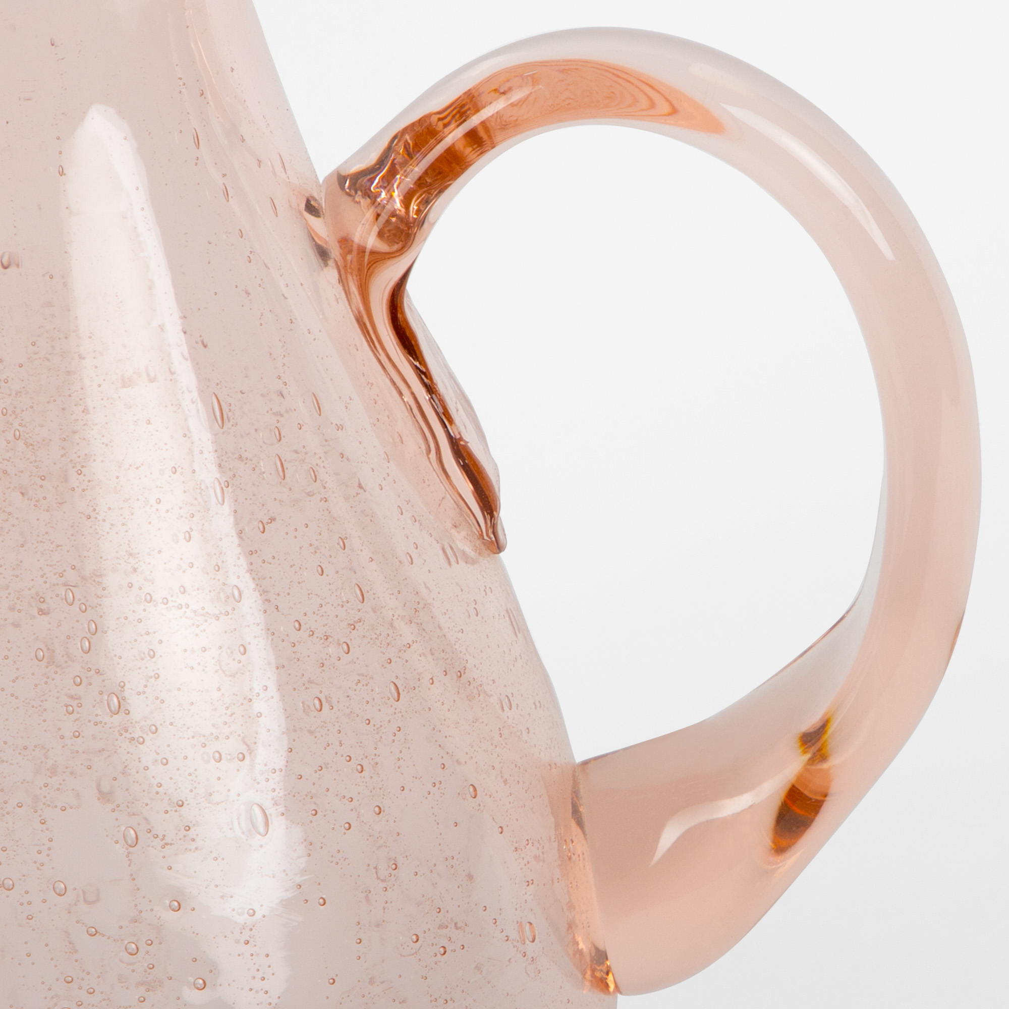 Amphora Glass Jug - Rose Gold