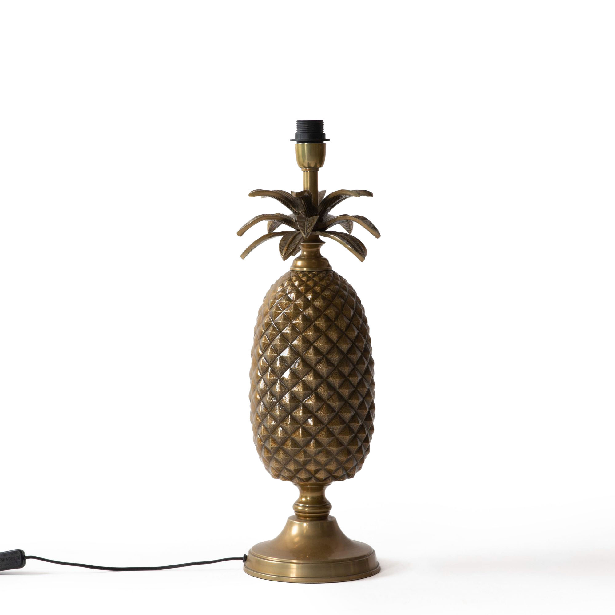 ANANAS LAMP STAND-ANTIQUE BRASS
