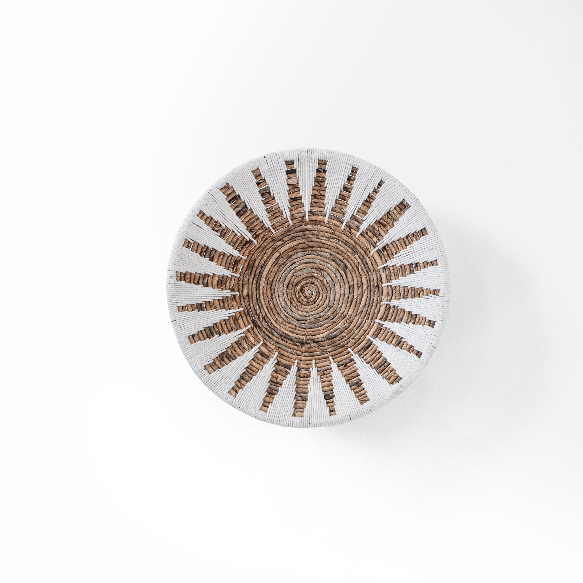 ANGKOR NATURAL WHITE SEAGRASS WALL ART