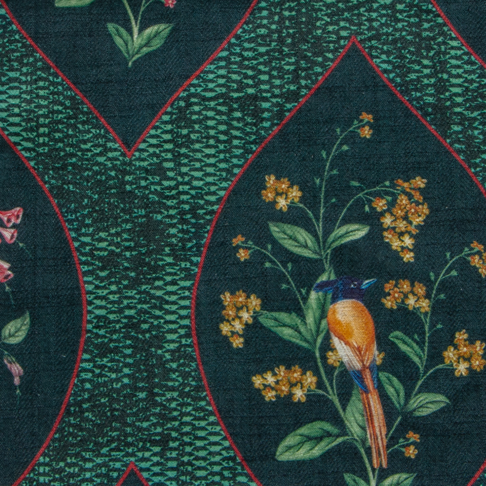 A Persian Corridor Monsoon Fabric Swatch 6" x 6"