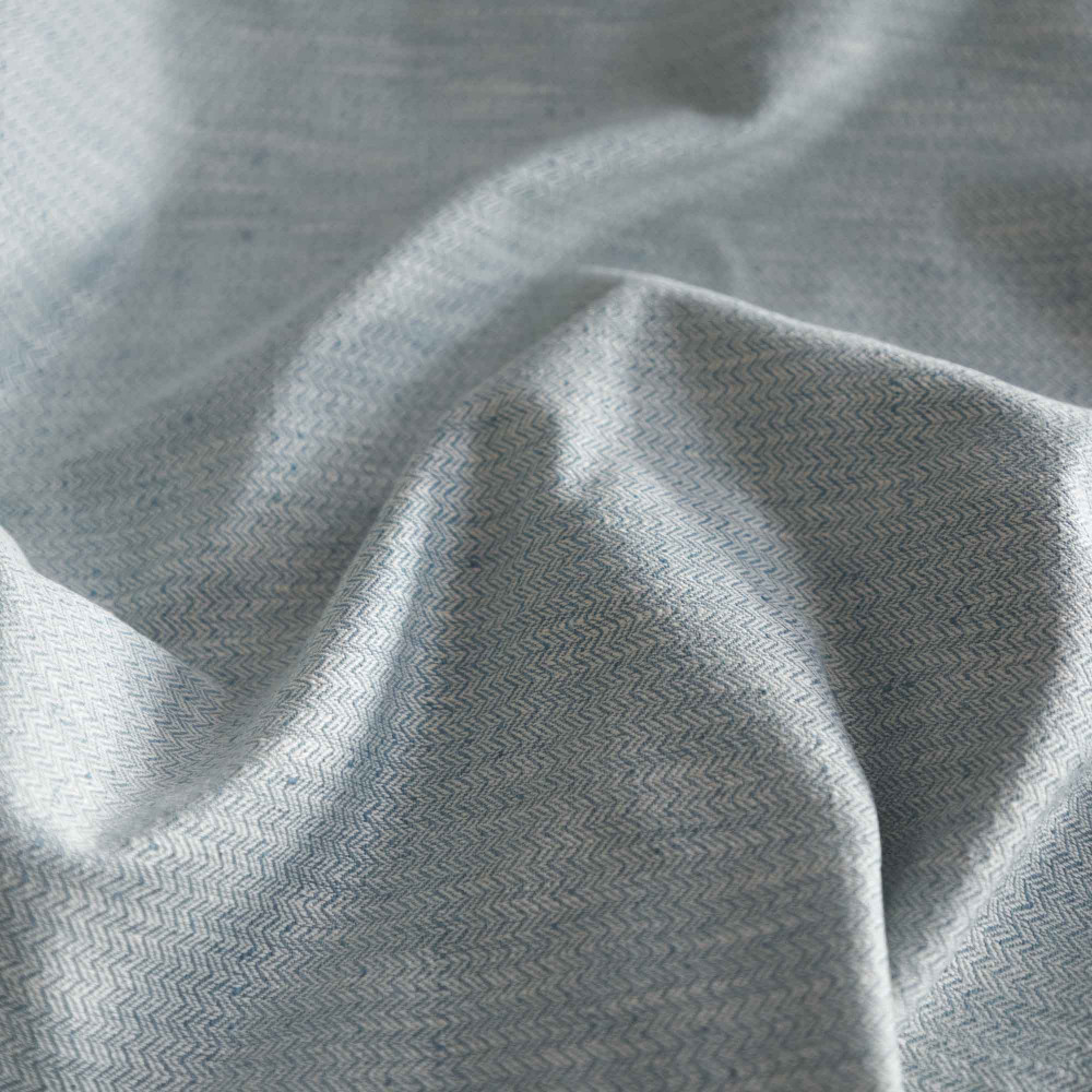 Aqua Pine Cotton Polyester Blend Fabric