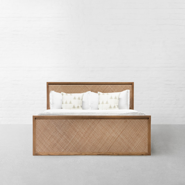 Assagao Rattan Bed with Drawer Storage