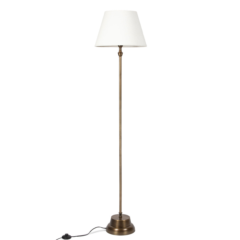 Athens Floor Lamp (Antique Brass Finish)