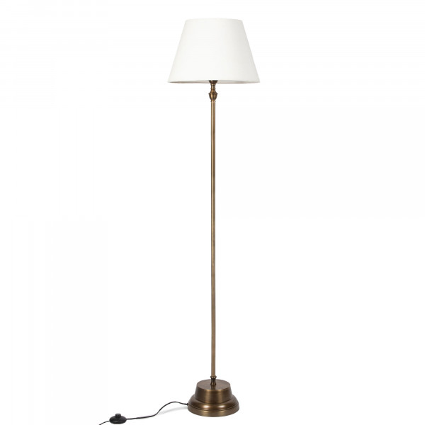Athens Floor Lamp (Antique Brass Finish)