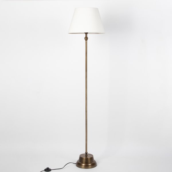 Athens Floor Lamp (Antique Brass Finish)