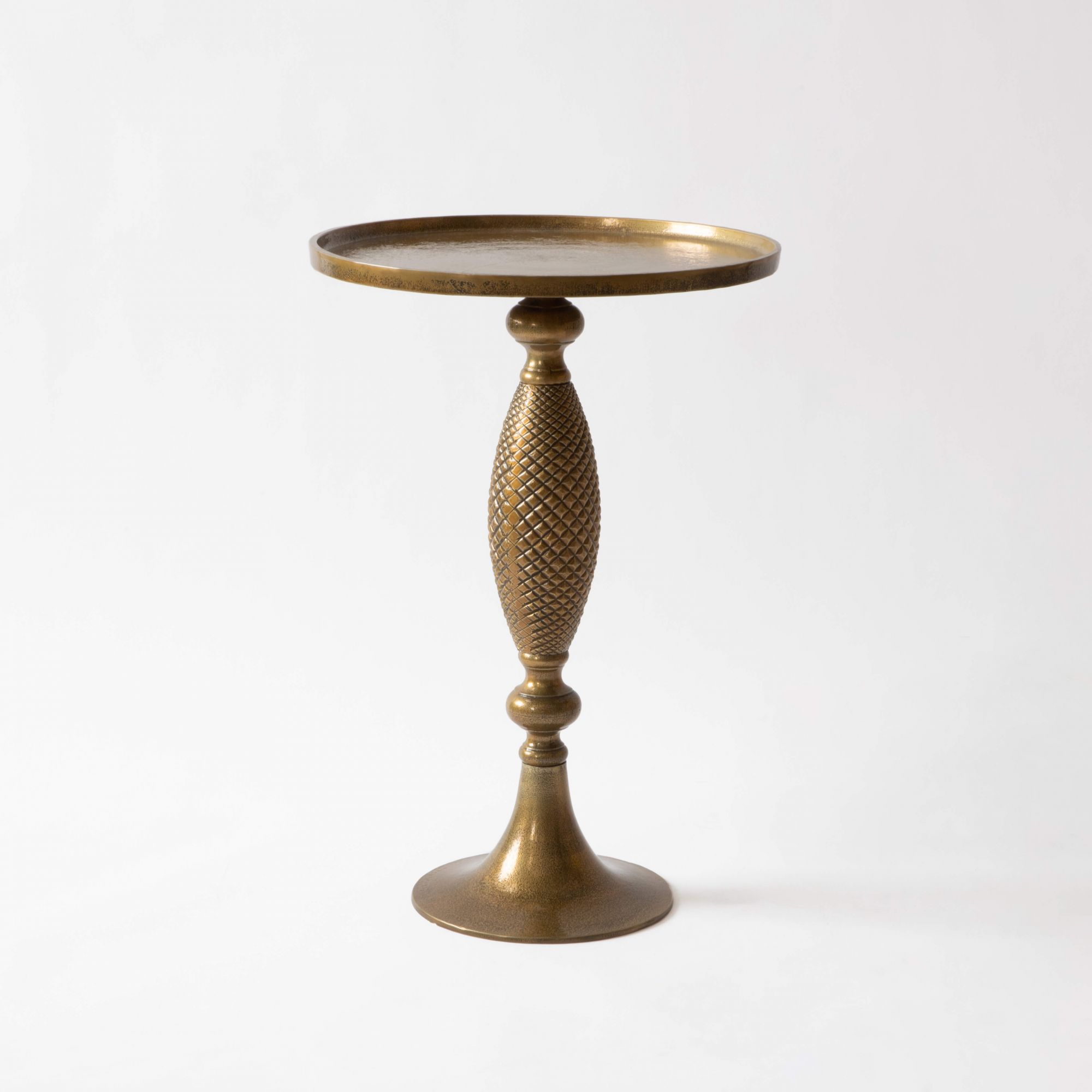 Atlantis Side Table - Antique Brass