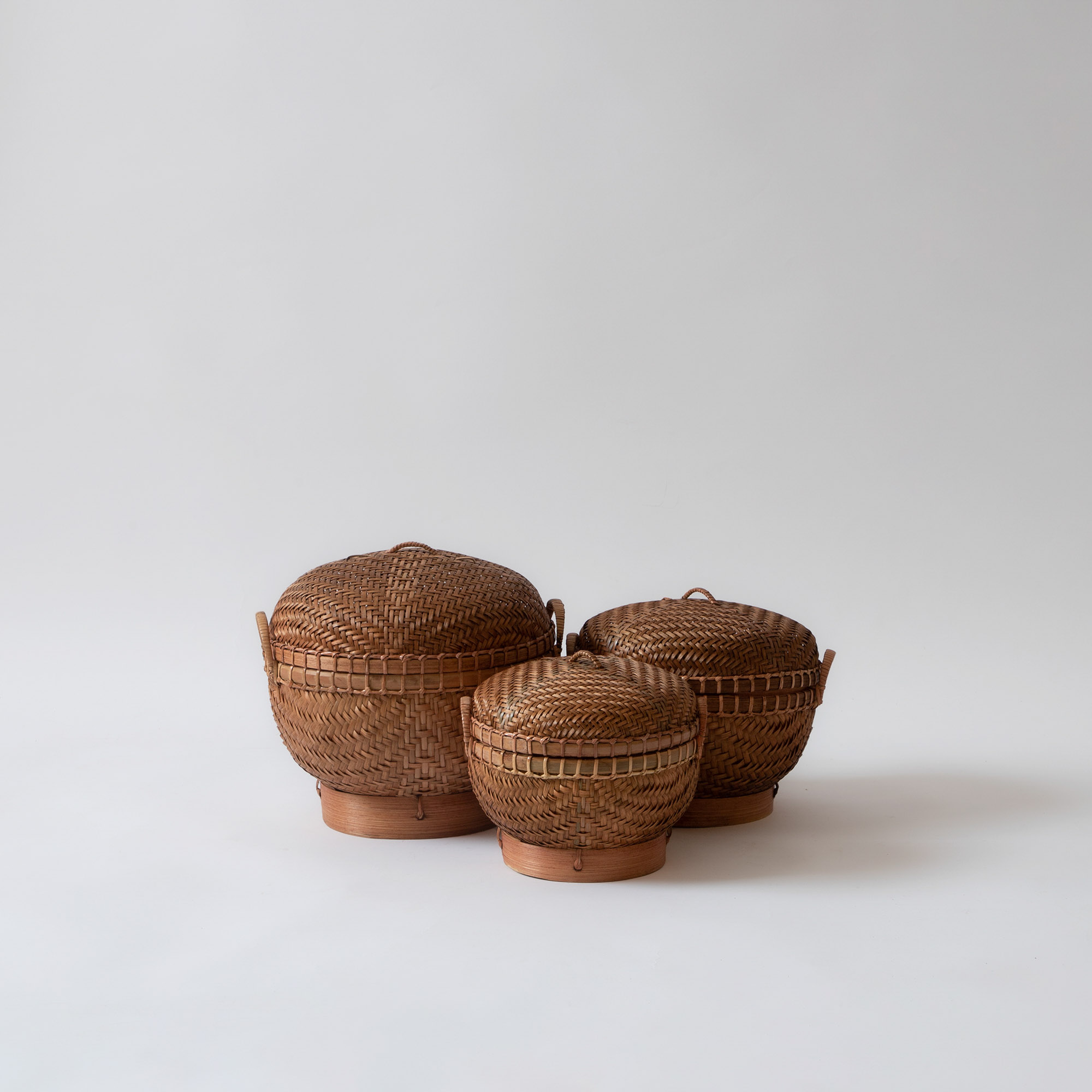 Bali Handwoven Lidded Baskets