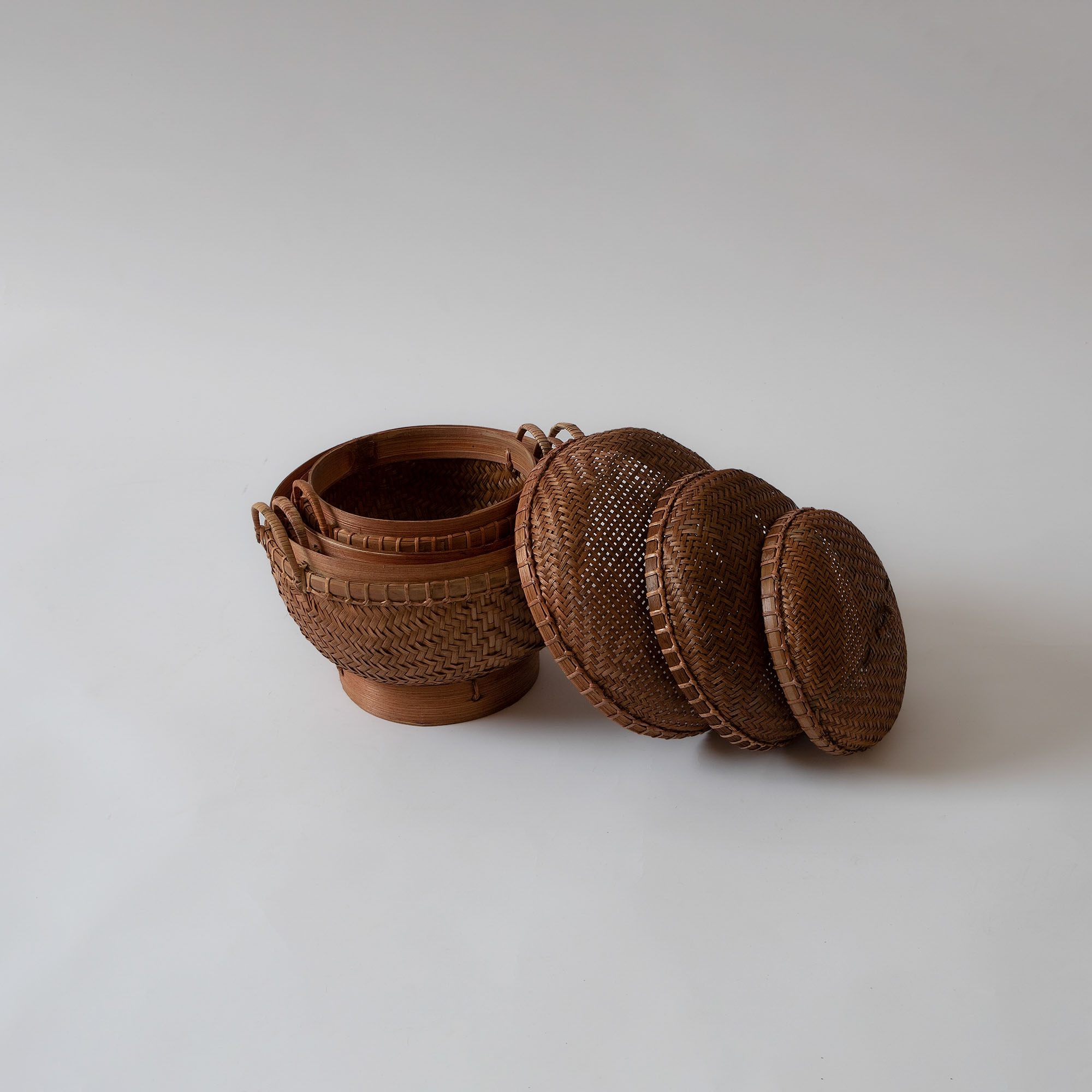 Bali Handwoven Lidded Baskets