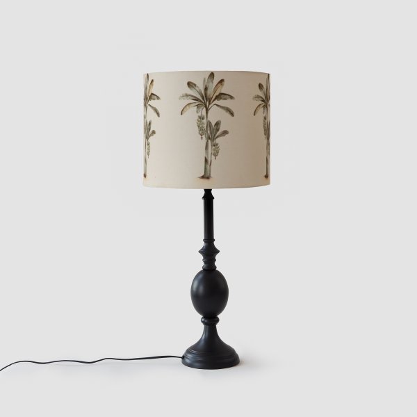 Chalet Cylindrical Table Lampshade - Banana Tree