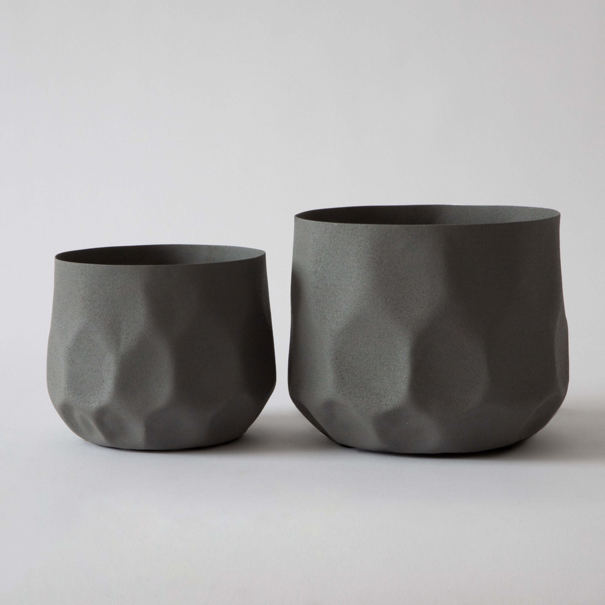 Banzai Grey Iron Vase