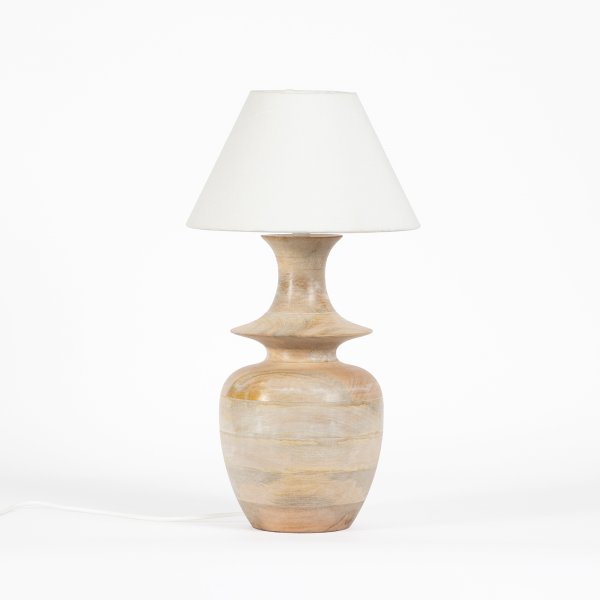 Belford Wooden Table Lamp Beach Sand