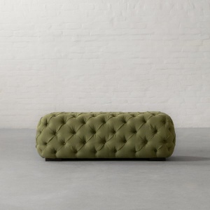 Birmingham Tufted Fabric Coffee table Cum Ottoman