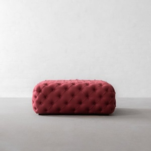 Birmingham Tufted Fabric Coffee table Cum Ottoman