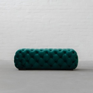 Birmingham Tufted Fabric Coffee table Cum Ottoman