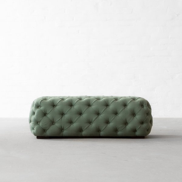 Birmingham Tufted Fabric Coffee table Cum Ottoman