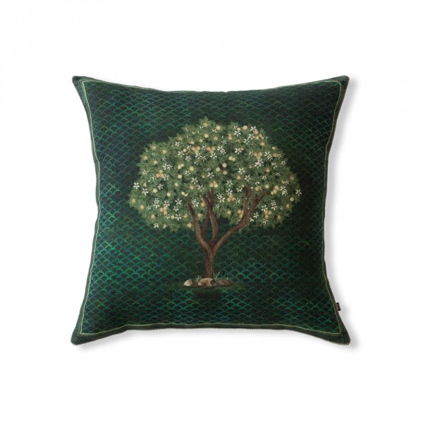 Blooming Lemon Tree Cushion Cover