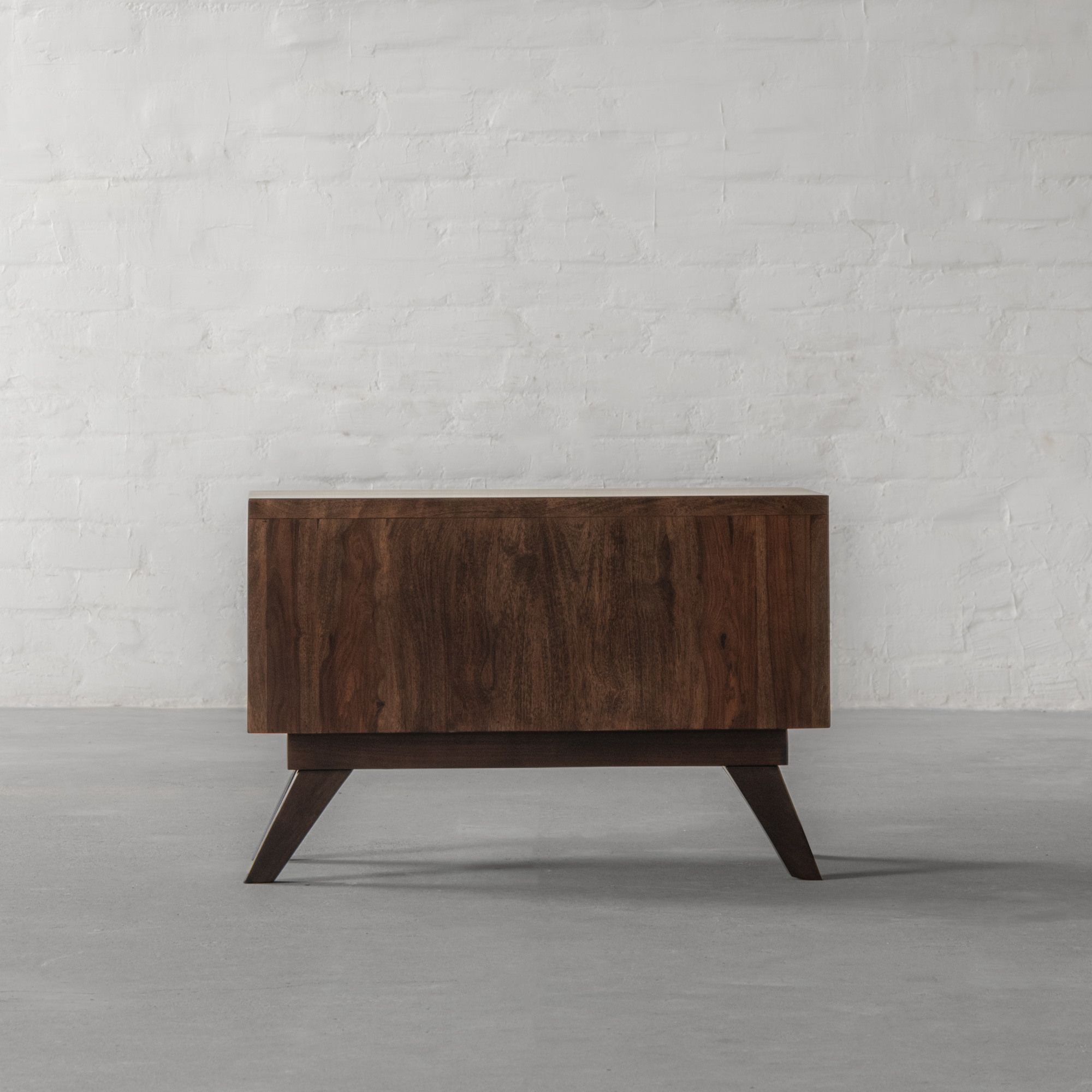 Bombay Leather Clad Side Table