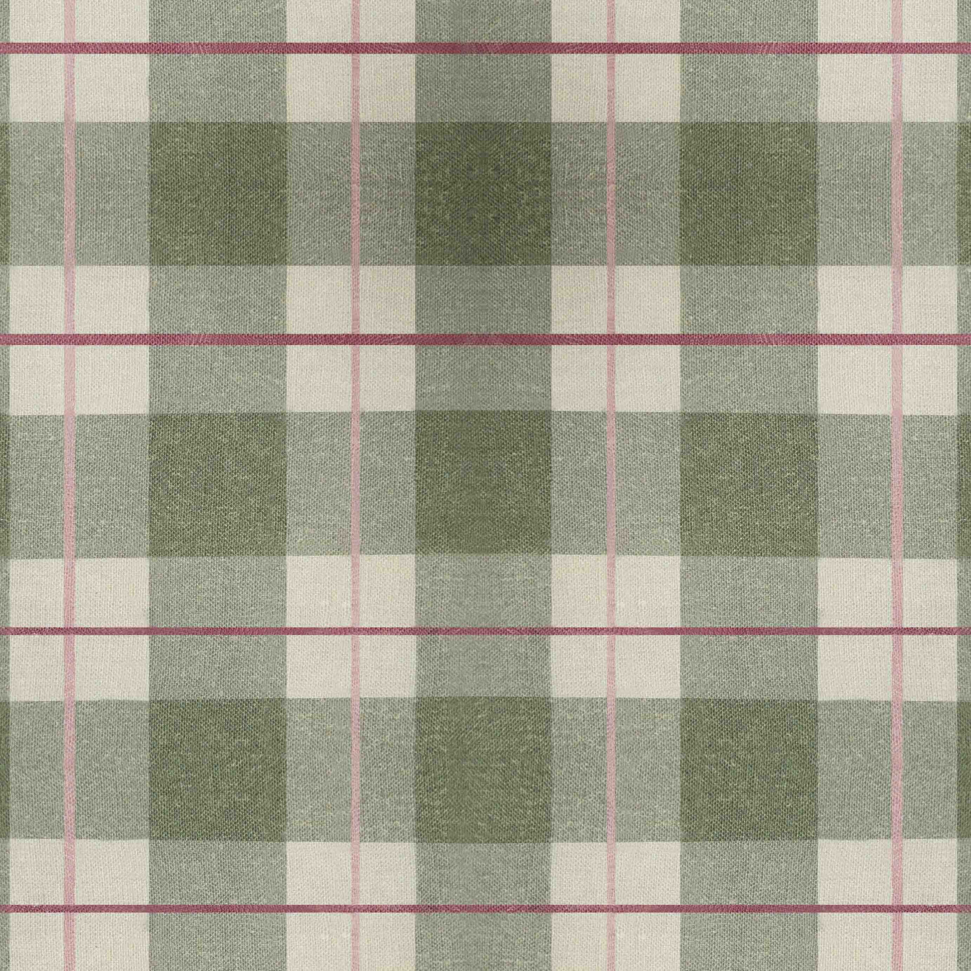 BOUGAINVILLEAS GARDEN CHECKS (FABRIC SWATCH)