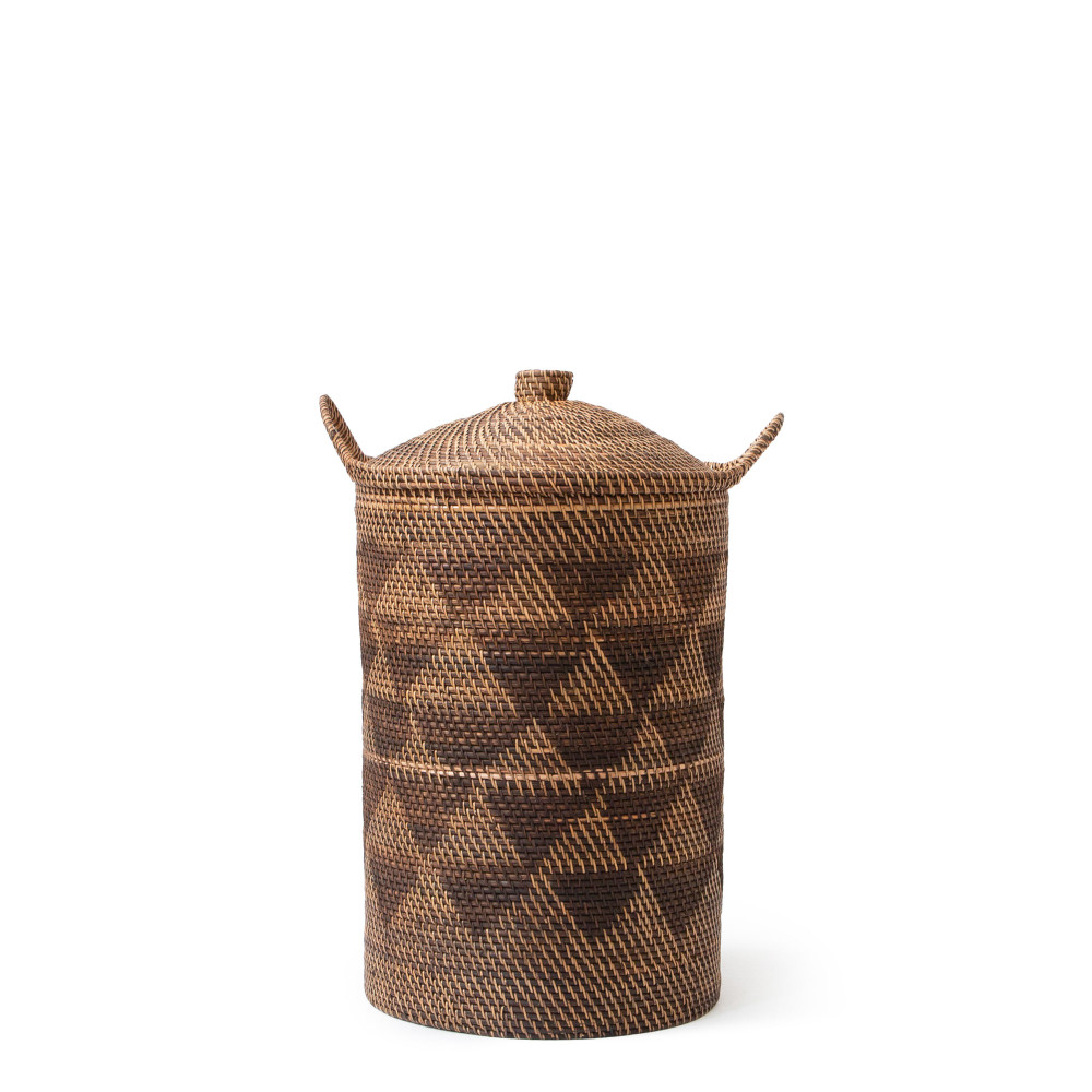 Buana Chevron Handwoven basket