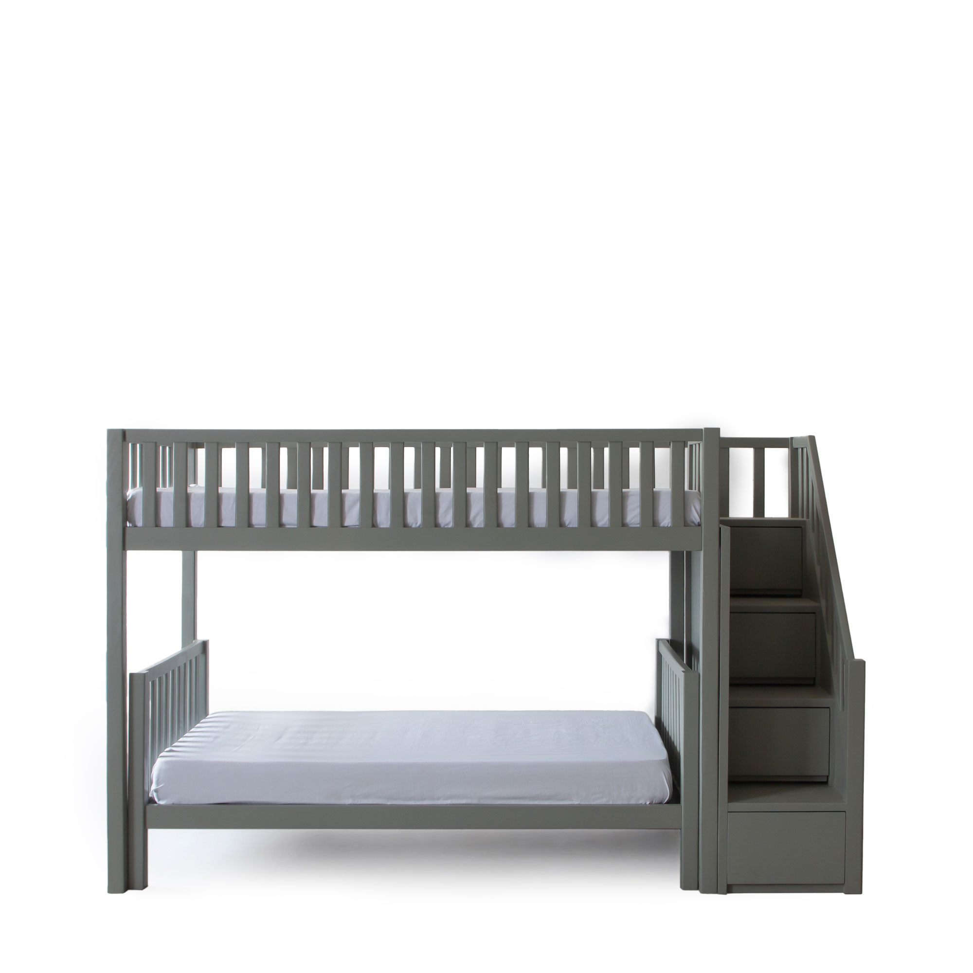 KIDS ISLAND BUNK BED WITH MY JUNIOR DREAM BED AND STORAGE STAIRCASE